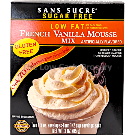 Sugar Free Low Fat Mousse Mix - French Vanilla